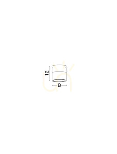 Černé stropní bodové svítidlo LED Luces Exclusivas MALERTA LE45517 12 W small 4