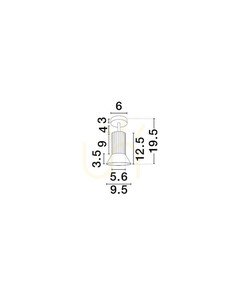 Bodové svítidlo MARENZO Luces Exclusivas LE45602 černo-zlaté small 3