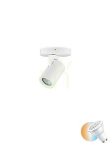 Stropní bodové svítidlo Luces Exclusivas LUNBIRA LE45657 bílé 1×GU10 small 0