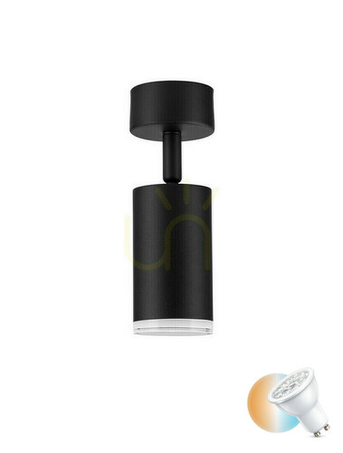 Kontrola Stropní bodové svítidlo Luces Exclusivas ZENFARO LE45675 černé GU10 10 W