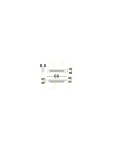 Koupelnové nástěnné svítidlo Luces Exclusivas FELORNA černé LED 13 W 60 cm LE45686 small 3