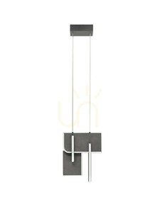 Závěsné LED svítidlo ALBAIDA Luces Exclusivas LE45723, grafitové, 20 W, 2700 K small 0