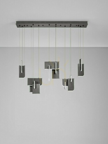 Kontrola Závěsné svítidlo ALBAIDA Luces Exclusivas LE45726 LED 20 W šedé