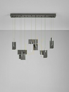 Závěsné svítidlo ALBAIDA Luces Exclusivas LE45726 LED 20 W šedé small 1