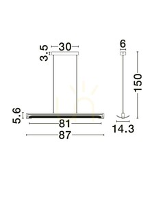 Závěsné svítidlo ALBERI Luces Exclusivas LE45735 small 1