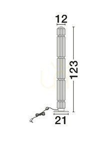 Stojací lampa ALQUERI Luces Exclusivas LE45810. 1 Stojací lampa ALQUERI Luces Exclusivas LE45810. small 1