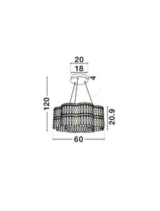 Závěsné svítidlo ARIZA Luces Exclusivas LE45851 small 4