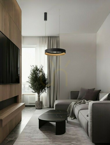 Kontrola Černé závěsné LED svítidlo Luces Exclusivas ATECA LE45894 50 cm