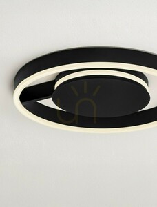 LED stropní svítidlo Luces Exclusivas AZKOIT LE45902, černé, Ø40 cm, 41 W small 3