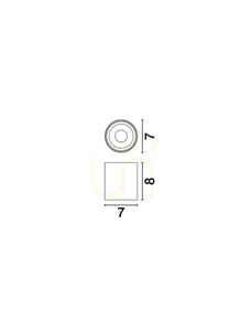 Stropní svítidlo Luces Exclusivas BARBAD bílé LED 10 W LE45920 small 4