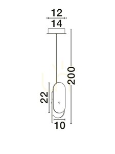 Závěsné svítidlo BOSSOST Luces Exclusivas LE45952 small 3