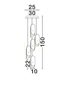 Závěsné svítidlo BOSSOST Luces Exclusivas LE45954 small 3