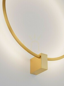 Zlaté nástěnné LED svítidlo Luces Exclusivas DRASIRA LE46036, 50 cm small 4