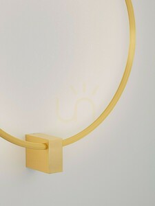 Zlaté nástěnné LED svítidlo Luces Exclusivas DRASIRA LE46036, 50 cm small 5