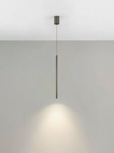 Závěsné svítidlo MONTERZO Luces Exclusivas válec černý LED 4W 100lm CCT 2700-4000K 7cm LE46116 small 2