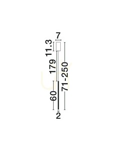 Závěsné svítidlo MONTERZO Luces Exclusivas válec černý LED 4W 100lm CCT 2700-4000K 7cm LE46116 small 5