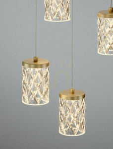 Závěsné svítidlo MURO Luces Exclusivas LE46122 zlaté LED 35 W small 5