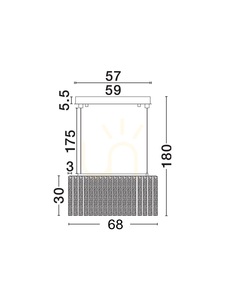 Závěsné svítidlo ONIL Luces Exclusivas LE46128 small 6