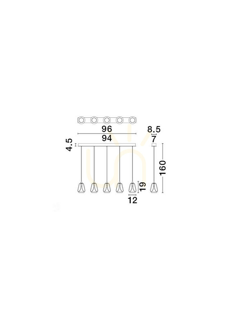 Zobrazit Závěsné svítidlo RORIZNO Luces Exclusivas LE46148 Závěsné svítidlo RORIZNO Luces Exclusivas LE46148