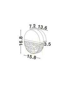 Nástěnné svítidlo TARREGA od Luces Exclusivas LE46165 5 Nástěnné svítidlo TARREGA od Luces Exclusivas LE46165 small 5