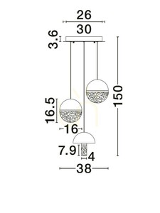 Závěsné svítidlo TARREGA od Luces Exclusivas LE46169 5 Závěsné svítidlo TARREGA od Luces Exclusivas LE46169 small 5