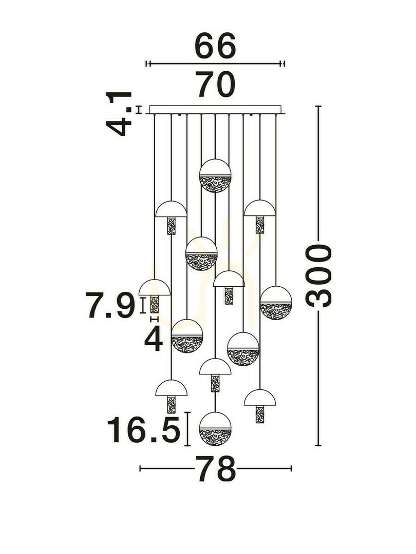Zobrazit Závěsné svítidlo TARREGA Luces Exclusivas LE46189 Závěsné svítidlo TARREGA Luces Exclusivas LE46189