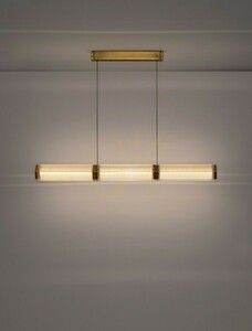 Závěsné svítidlo Luces Exclusivas TORREV LE46200 průhledné sklo mosaz LED 24 W 1320 lm 3000 K 120 cm small 2