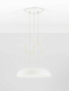 Závěsné LED svítidlo Luces Exclusivas VENCID LE46215, bílé, Ø 45 cm, 25 W, 1765 lm, 3000 K, stmívatelné TRIAC small 1