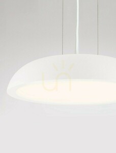 Závěsné LED svítidlo Luces Exclusivas VENCID LE46215, bílé, Ø 45 cm, 25 W, 1765 lm, 3000 K, stmívatelné TRIAC small 3
