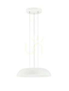 Závěsné LED svítidlo Luces Exclusivas VENCID LE46215, bílé, Ø 45 cm, 25 W, 1765 lm, 3000 K, stmívatelné TRIAC small 0