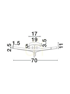 LED stropní svítidlo Luces Exclusivas UJUE LE46226, černé, 70 cm, 29 W, 3000 K small 6