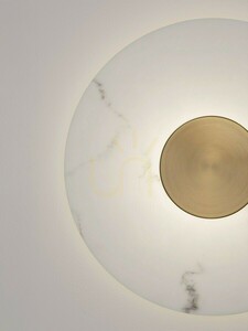 LED nástěnné svítidlo VILLAN Luces Exclusivas LE46230, 60 cm, bílé se zlatými detaily small 4