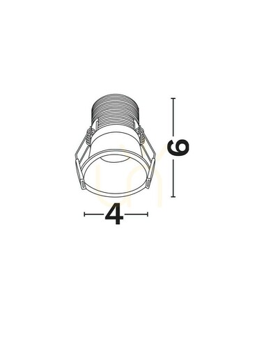 Kontrola Stropní čočka CAMARI Luces Exclusivas LE62134