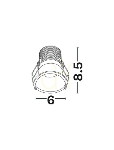 Kontrola Stropní svítidlo CAMARI Luces Exclusivas LE62138