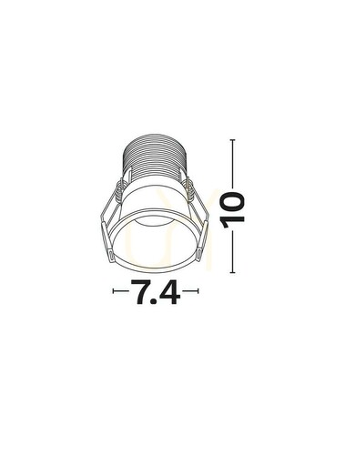 Kontrola Stropní svítidlo CAMARI Luces Exclusivas LE62145