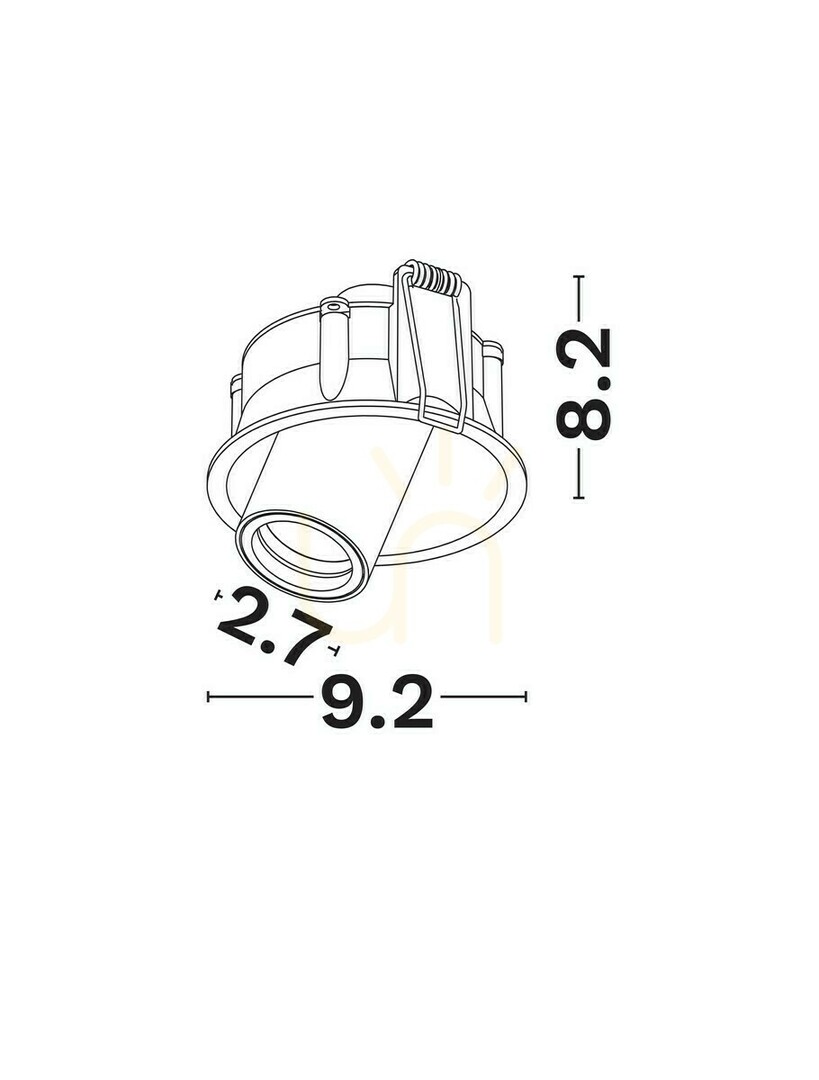 Pohled Stropní čočka CANGAS Luces Exclusivas LE62196 Stropní čočka CANGAS Luces Exclusivas LE62196
