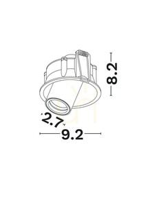 Stropní čočka CANGAS Luces Exclusivas LE62198 small 2