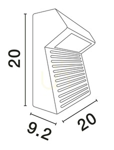 Venkovní nástěnné svítidlo CARBALLO od Luces Exclusivas LE62208 4 Venkovní nástěnné svítidlo CARBALLO od Luces Exclusivas LE62208 small 4