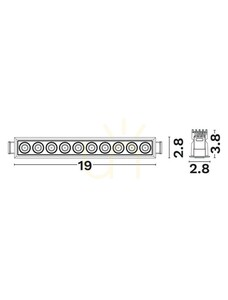 Stropní síťka CARBAY Luces Exclusivas LE62213 small 1