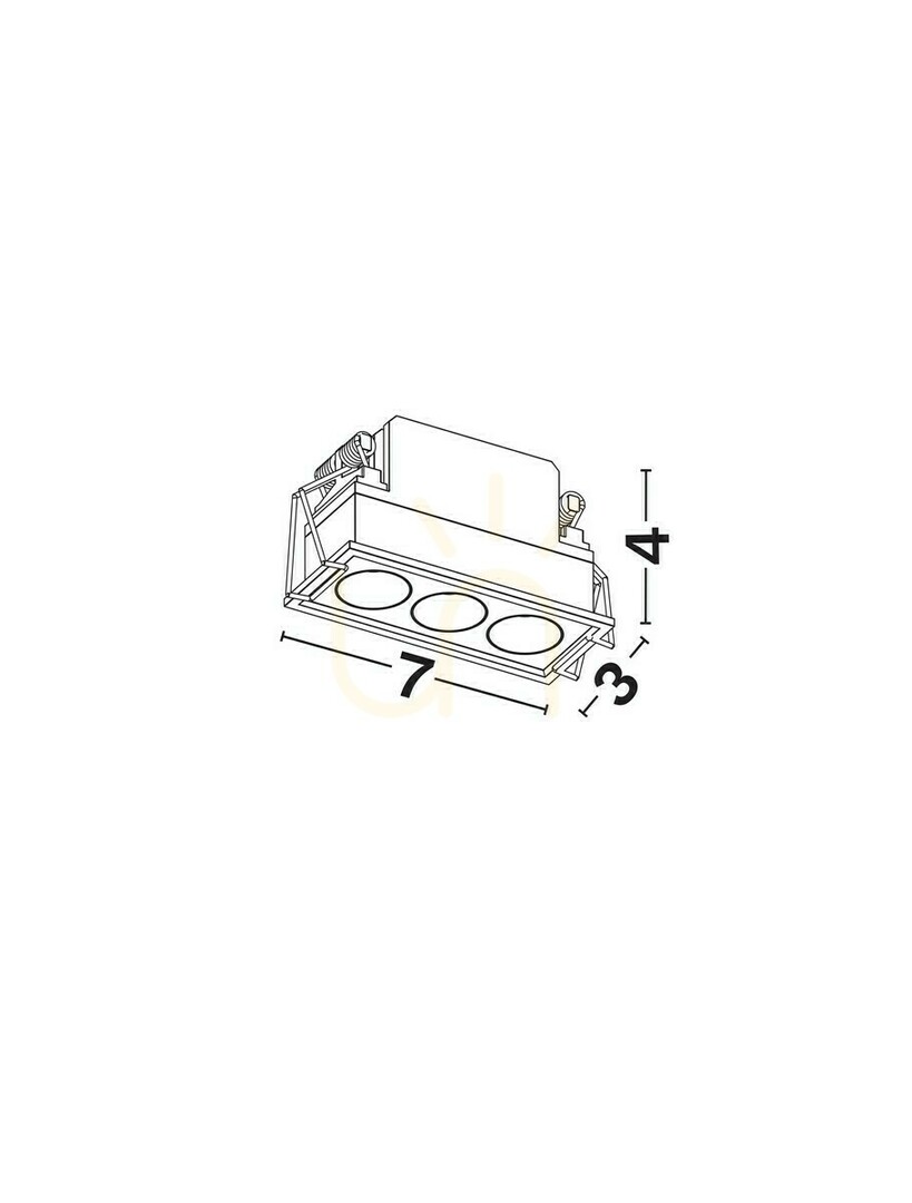 Pohled Stropní čočka CARCAIX Luces Exclusivas LE62221 Stropní čočka CARCAIX Luces Exclusivas LE62221