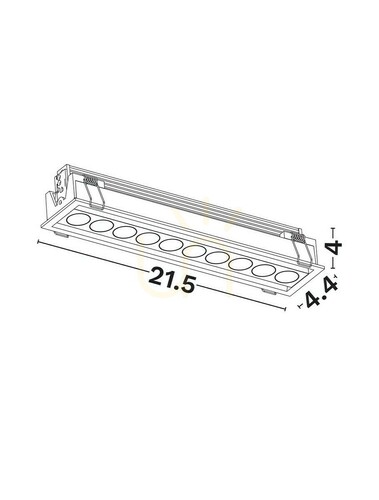 Kontrola Stropní síťka CARCAIX Luces Exclusivas LE62232