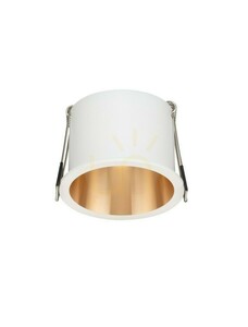 Vestavné svítidlo CASTAL LED 10 W ø6,8 cm, bílé se zlatým prstencem, Luces Exclusivas LE62270 small 0