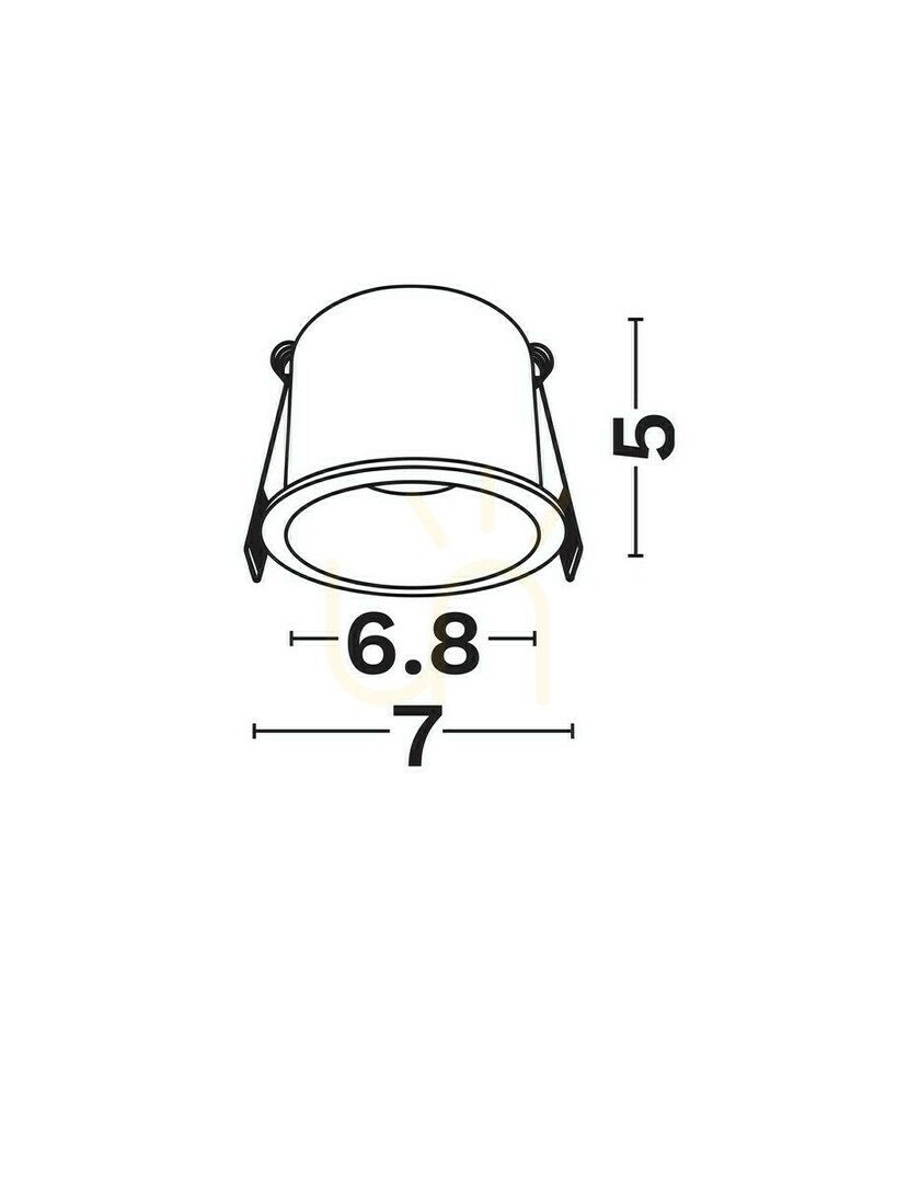 Pohled Stropní čočka CASTAL Luces Exclusivas LE62271 Stropní čočka CASTAL Luces Exclusivas LE62271