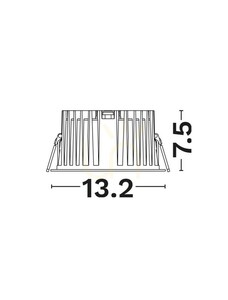 Bílé zápustné LED svítidlo Luces Exclusivas COBISA LE62329, 35 W, 3000 K small 2