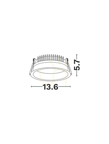 Kontrola Stropní čočka COCENT Luces Exclusivas LE62350