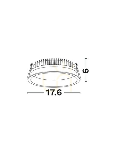 Kontrola Stropní čočka COCENT Luces Exclusivas LE62352