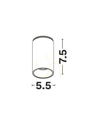 Kontrola Stropní čočka COSLAD Luces Exclusivas LE62382