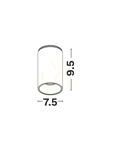 Kontrola Stropní čočka COSLAD Luces Exclusivas LE62383