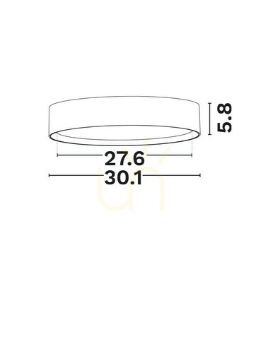 Kontrola EIBAR Luces Exclusivas stropní síť LE62445
