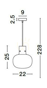 Závěsné svítidlo PADRE Luces Exclusivas LE42633 small 5